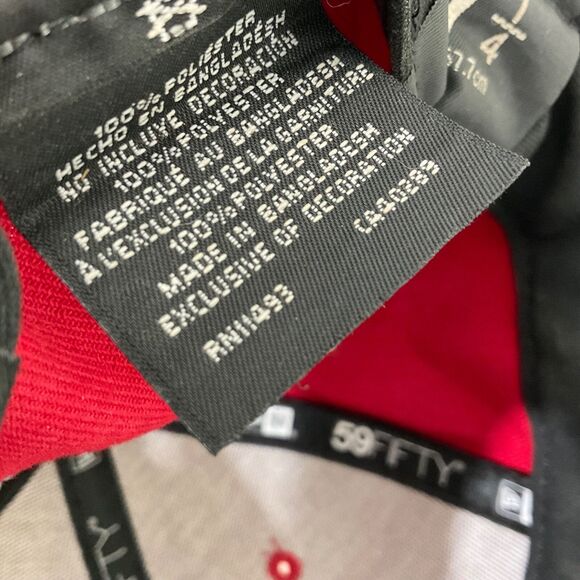 VTG. New Era Carolina Mudcats Fitted 7 1/4 Hat Cap Pro Model MiLB USA signed #35 - Picture 10 of 15